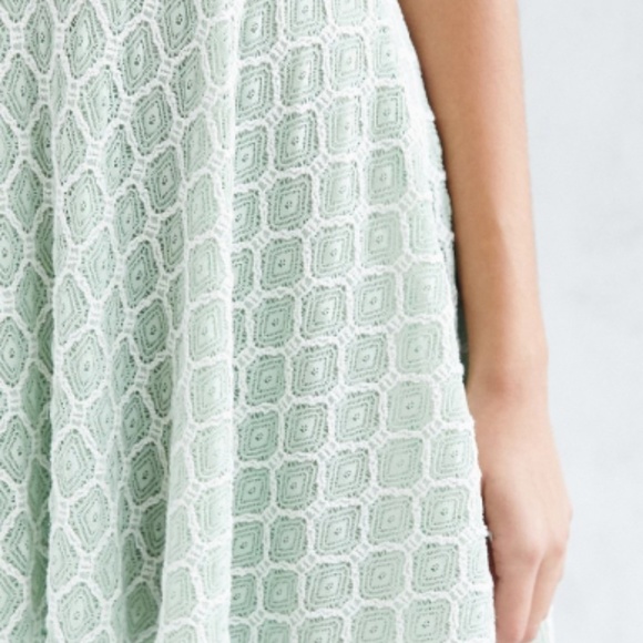 Kimchi Blue Diamond Mint Lace Crochet Dress - Picture 6 of 8
